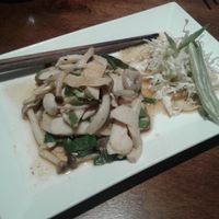 Mushrooms with ground rice  at Hum Vegetarian - District 1 in Ho Chi Minh City