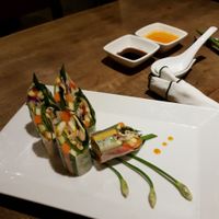 spring rolls  at Hum Vegetarian - District 1 in Ho Chi Minh City