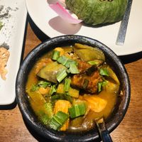 Braised tofu in clay pot at Hum Vegetarian - District 1 in Ho Chi Minh City