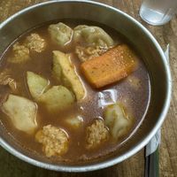Tomato Sopa de Dumplings   at Susbida in San Jose