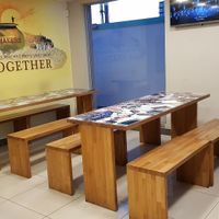 Inside seating at Thakers in South West London