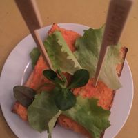 Pan y tomate at Affini in Turin