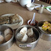Variety of dim sum dishes. Yuuuum! at Fine Garden in San Gabriel