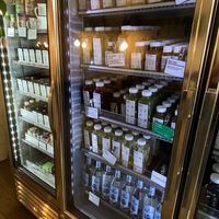 A plant of drinks, smoothies etc.  at Wild & The Moon - rue Charlot in Paris