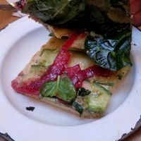 Open faced avo sandwich at Wild & The Moon - rue Charlot in Paris