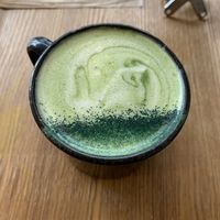 Matcha latte 🌱 at Wild & The Moon - rue Charlot in Paris