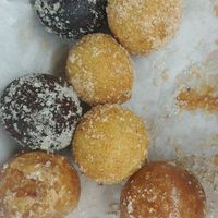Cinnamon sugar chocolate and maple at Bigwig Donuts in Salem