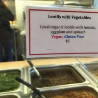 lentils with vegetables at Masala in Missoula