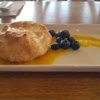 Vegan lemon meringue at Love Kitchen in Pokolbin