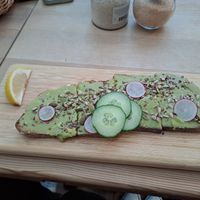 Avocado Toast at Le Pain Quotidien - Sablon in Brussels