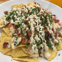 Nachos at Almalibre Acai Bar in Valencia