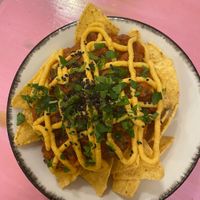 Vegan chili nacho's  #Veganuary at Almalibre Acai Bar in Valencia