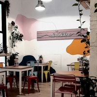 Nice back dining room. at Almalibre Acai Bar in Valencia