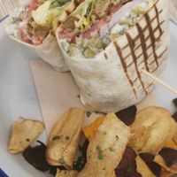 Barcelona wrap at Almalibre Acai Bar in Valencia