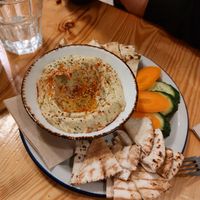 Hummus at Almalibre Acai Bar in Valencia