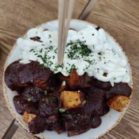 Patatas almalibre at Almalibre Acai Bar in Valencia