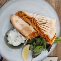 Quesadillas at Almalibre Acai Bar in Valencia