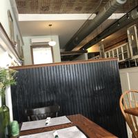 Seating area  at Cardinal Provisions in Asbury Park