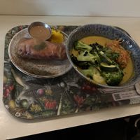 Summer roll and Tibetan mama bowl  at Le Botaniste - UES in New York City