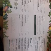 Menu  at Le Botaniste - UES in New York City