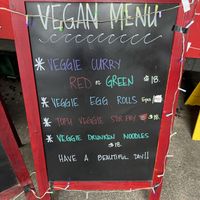 Menu on November 10, 2025  at Ae's Thai Kitchen - Food Truck in Hana