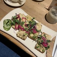 Chickpea tuna   at Le Pain Quotidien in Brussels