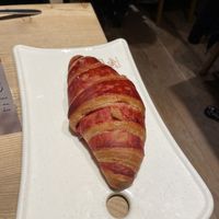 Hibiscus croissant  at Le Pain Quotidien in Brussels