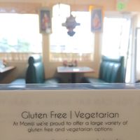 menu note at Momiji in North Bend