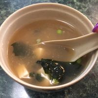 Miso Soup at Momiji in North Bend