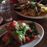 Jackfruit flautus and nachos at No Bones Beach Club in Seattle