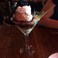 Fried banana sundae at No Bones Beach Club in Seattle