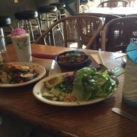 Tempeh Kabob & Sweet Pineapple Soy Curl Sizzling Lettuce Wrap.  at No Bones Beach Club in Seattle