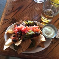 Happy hour nachos  at No Bones Beach Club in Seattle