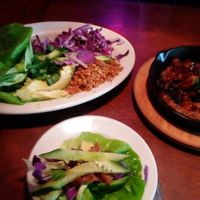 Sweet Pineapple & Soy Curl Sizzling Lettuce Wraps 10/10 at No Bones Beach Club in Seattle