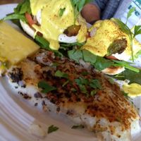 Avocado Benedict at No Bones Beach Club in Seattle