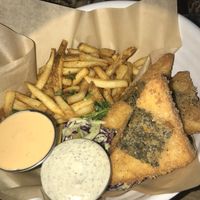 Fish n chips at No Bones Beach Club in Seattle