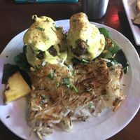 Crab Benedict  at No Bones Beach Club in Seattle