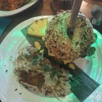 Kahuna bagel  at No Bones Beach Club in Seattle