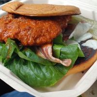 Buffalo bacon chik'n sandwich at The Butcher's Son in Berkeley