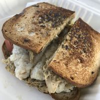 Gluten free tuna melt at The Butcher's Son in Berkeley