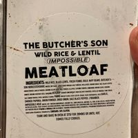 Christmas special: Meatloaf at The Butcher's Son in Berkeley