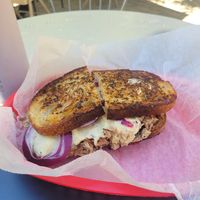 Smoked whitefish melt at The Butcher's Son in Berkeley