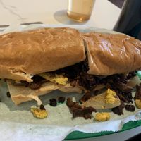 The steak and egg hoagie (brunch)   at The Butcher's Son in Berkeley