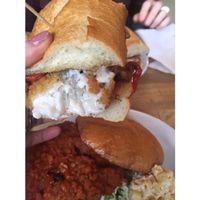 fried mozzarella goodness! at The Butcher's Son in Berkeley