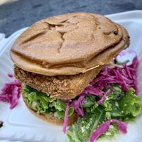Chicken Fried Tofu (so delish!!)  at The Butcher's Son in Berkeley