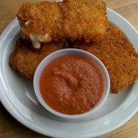 Fried Mozarella and Marinara Sauce (appetizer) at The Butcher's Son in Berkeley