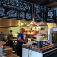 counter at The Butcher's Son in Berkeley