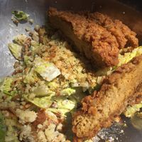  Cesar salad with fried chicken at The Butcher's Son in Berkeley