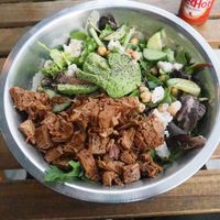 salad with "steak" and "feta" at The Butcher's Son in Berkeley