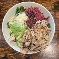 Smoked Jackfruit Kale Saladd #Veganuary at The Butcher's Son in Berkeley